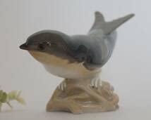 Amazon.co.jp: A4 ビングオーグレンダール B&G 燕 ツバメ 鳥 フィギュ