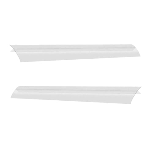 INOOMP 2 pièces Couvre-espaces de Cuisinière Silicone Résistant Chaleur Protège les Interstices Entre Four et Plan de Travail Lot de Transparentes Facile à Nettoyer et Ajustable