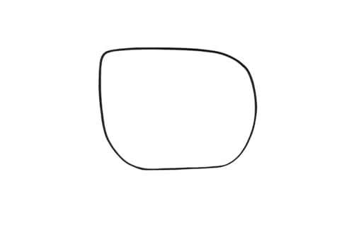 Miroir rétroviseur cassé Hyundai Santafe 2013-2017 : lentille de rechange