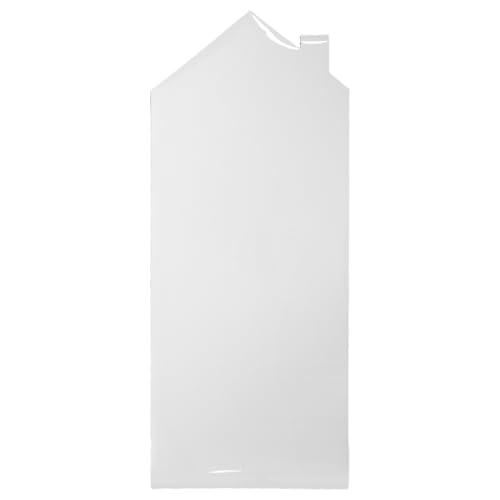 Pizarra blanca de pared con forma de casa de 101x40 cm para notas