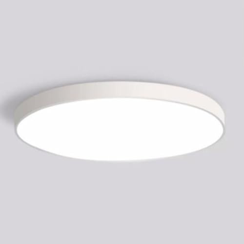 Plafonnier LED circulaire dimmable 3000K-6000K design moderne semi-encastré