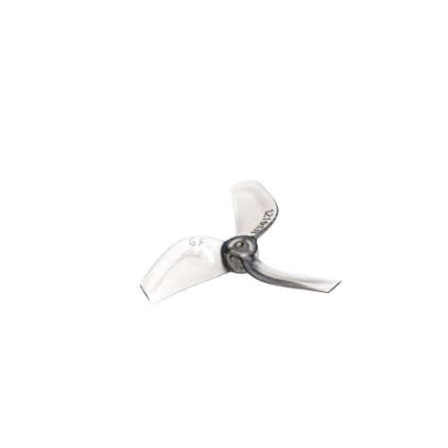 Hélices para reparar mini drones con eje de 1 mm y diseño tripala transparente 5