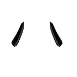 lèvre de Spoiler Kit de séparateurs de becquet de Pare-Chocs Avant pour Mercedes Benz CLA C117 CLA200 220 2016-2019 lèvre d'impact(Model 3)