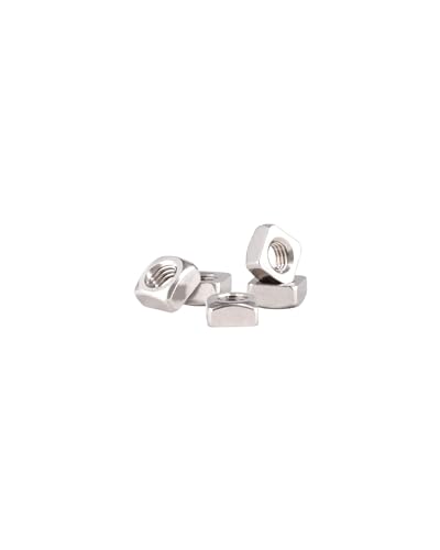 Image of M3-0.5 Square Nuts - IMScrews 304 Stainless Steel Square Nuts - Durable Fasteners for Home Repairs and Professional Engineering Pack of 100