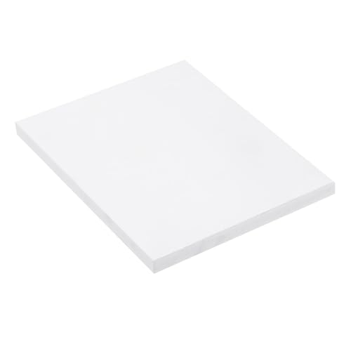 Image of Expanded PVC Plastic Sheet 1 /2 inch Thick, 5 inchx7 inch Lightweight Rigid Foam Sheet, [for Crafts Signage Displays Digital Screen Printing] - White / 1 Pcs