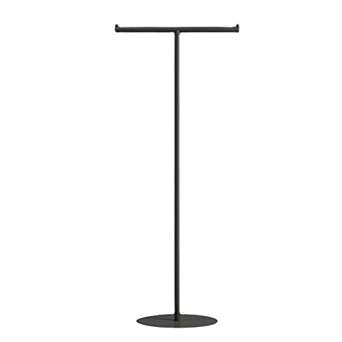 Espositore per abiti: il nostro appendiabiti ha un design moderno a forma di T combinato con un design estetico moderno, che può essere utilizzato per organizzare i tuoi vestiti quotidiani o come guardaroba di riserva per organizzare i vestiti stagionali, mantenendo i tuoi vestiti e accessori organizzati