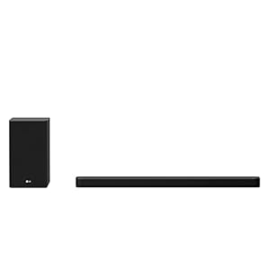 LG SP8YA Soundbar TV 440 W 3.1.2 kanalen Meridian met draadloze subwoofer, Bluetooth, DTS:X, Dolby Atmos, digitaal, audio met hoge resolutie, AI Sound Pro, optische ingang, USB, HDMI in/out
