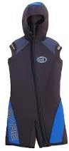 Bare 7mm Velocity, Men's Wetsuit Hooded Vest Size MLTALL, (Black, Royal Blue and Dark Blue)
