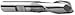 Putnam 96339 HSS Single End 2-Flute CC End Mill , 0.375 Diameter , Straight w/ Weldon Flats , Spiral Flute , TiN Finish (Pack qty. 1)