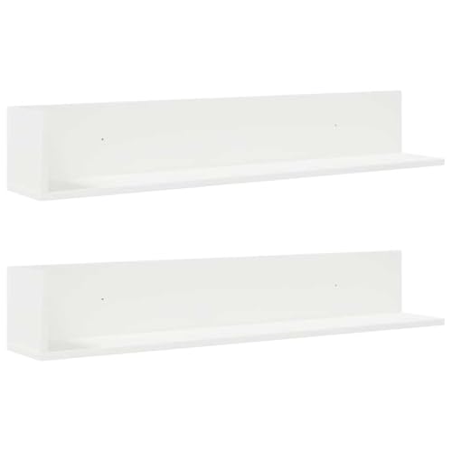 Étagères murales 100cm blanc pour décorer le salon et la chambre - 3