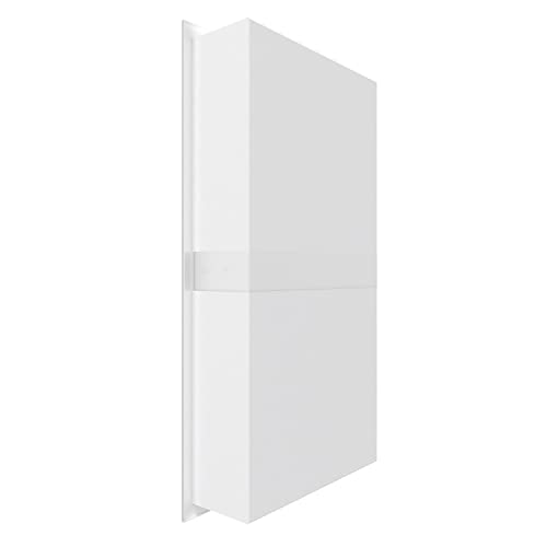 Odass | Shower Niche | 24" X 12" | No Tile Needed ­| Rectangular Stainless Steel #304 Niche | Matt White Recessed Single Shelf Organizer | Bathroom Storage For Shampoo Bottle #TOP4