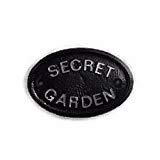 Silver "Secret Garden" Fence,Wall Or Gate Sign In Black With Silver Raised Lettering-image-17
