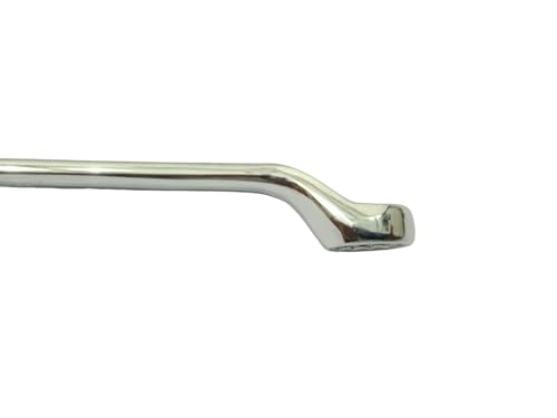 Image of Tata Agrico 14x15mm Double Ring Spanner (Box Wrench), Chrome Vanadium Steel, Heavy Duty Offset Ring Ends for Tightening Nuts & Bolts