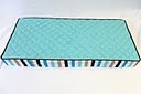MOD Diamonds/Stripes Aqua/Chocolate Changing Pad Cover