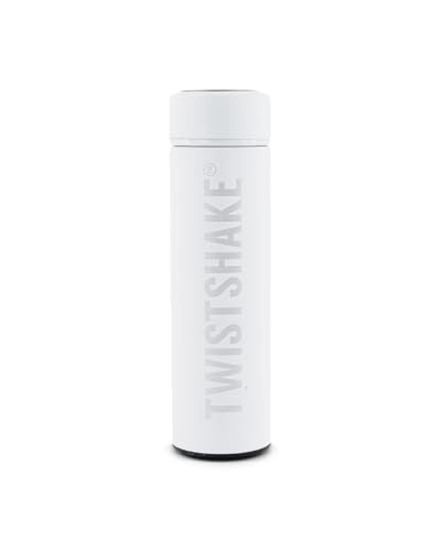 Twistshake Biberón Frío o Caliente para bebé, Termo, Sin BPA, 420ml, Blanco D2C