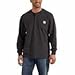 Carhartt Mens Workwear Pocket Long-Sleeve (Regular and Big & Tall Sizes) Henley Shirts, Black, X-Large US