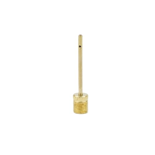 WELANGBN 3 Pack Pump Inflating Needles,No Break Heavy Duty Air Pump Needles for Balls, Stainless Steel Body,Gold