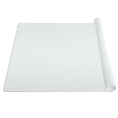 Tapete De Silicona Grande 80x60cm, Tapete Silicona Antideslizante, Estera De Silicona Antiadherente, Protector Encimera Cocina Resistente Al Calor, Para Casa Oficina Manualidades Diy,Transparente