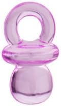 MINI TOTOCHES - Tétines - SUCETTES BEBE POUR DECO BAPTEME (rose) 2cm - Mini totoche rose 2cm x 1cm (lot de 24)