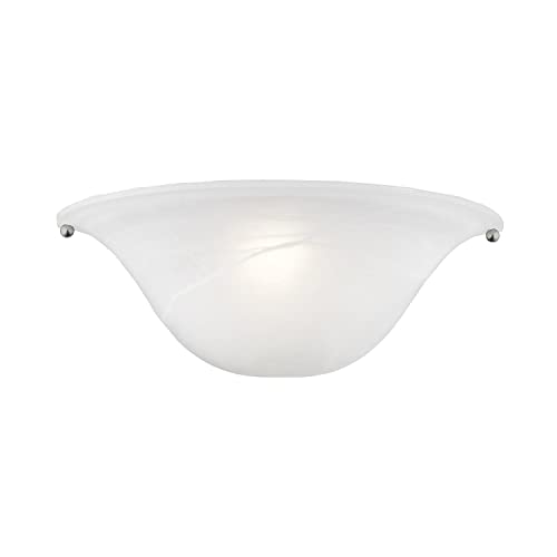 Livex Lighting Wynnewood 1 Light Wall Sconce Satin Nickel Finish #TOP4