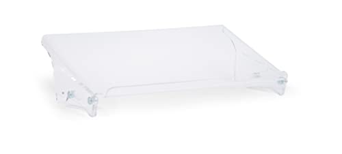 BakkerElkhuizen Q-doc 515 Dokumentenhalter, 7 verstellbare Höhen, Tragkraft bis 5kg, transparent