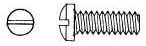 Waldom F503C Binding Head Screw 6-32 X 1/4 Inch (100/Pkg)