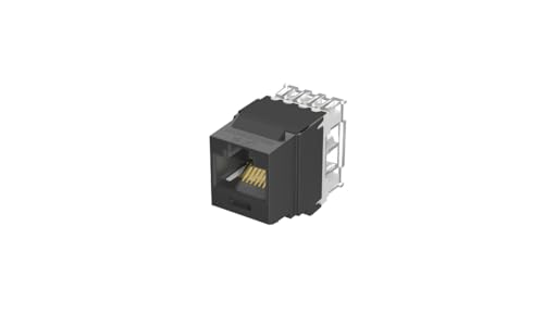 Prise Keystone Cat.6A UTP Panduit NK6X88MBL pour panneau de brassage et prise murale