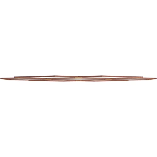 Image of Ekena Millwork 36 inchOD x 12 5 /8 inchID x 3 /8 inchT Florin Wood Fretwork Pierced Ceiling Medallion, Walnut