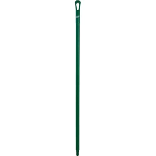 Image of Vikan 51 inch Color Coded Handle, 1 1 /4 in Dia, Green, Polypropylene 29602-1 Each