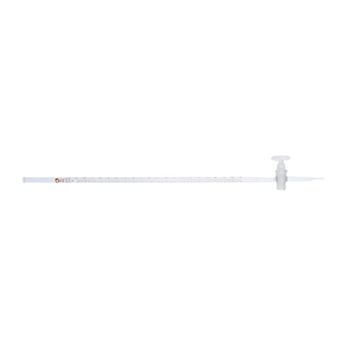 VILLCASE Bureta De Vidrio De Laboratorio Herramienta De Bureta De Ácido De Vidrio De Borosilicato De 10 Ml Tubo De Titulación Química Tubo Recto Instrumento Químico De Bureta De Ácido Para Cover
