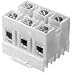 NDN111-BK, Conn Terminal Block 6 POS 16.13mm Screw C DIN Rail 90A