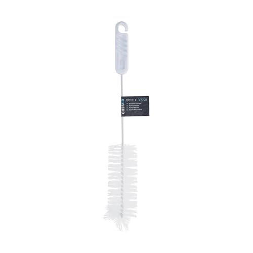 Chef Aid Goupillon Bouteille en Nylon 50 mm pour biberons gourdes et carafes, Brosse de Nettoyage avec Crochet, sans BPA et Compatible Lave Vaisselle