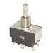 35-3020-BU, Switch Toggle ON ON DPDT Bat Lever Quick Conn 20A 277VAC Panel Mount with Threads (10 Items)