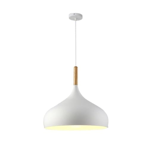 Suspension Luminaire Bois et Aluminium au Design Moderne Coloré