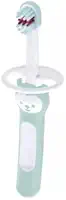 MAM Baby 1 Escova de Dentes Baby's Brush com Trava de Segurança para Crianças de 6+ Meses Com Cabo Ergonômico e Fácil de Segurar, Azul