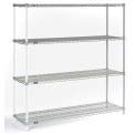 Nexel Chrome Wire Shelving Add-On - 48W x 12