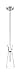 Nuvo Lighting 45923674068 One Light Mini Pendant, Polished Nickel Finish