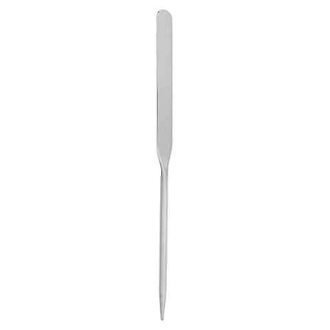 Cosmetic Spatulas Liquid Foundation Spatula Stainless Steel Ergonomic Nail Art Makeup Stirring Rod for for Mixing Cream Skincare or Scraping Jars Cover