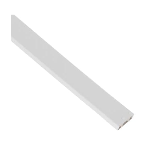 America’s Fence Store 2" x 3-1/2" x 71-3/4" White Open Vinyl Fence Rail – Long Lasting, Fireproof, UV and Rust Resistant – Low Maintenance Cover