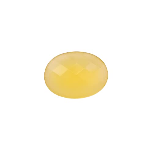 Pierre d'onyx jaune ovale de Jaipur, gemme d'exception pour artisans d'art