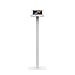 Thin Floor Stand - CTA Tall Standing 360 Degree Kiosk Display Tablet Holder - Charger Access & Lock for iPad mini A17 Pro & 1/2/3/4/5/6 - Samsung Tab A 8″