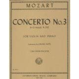 Mozart W.A. Concerto No3 in G Major K. 216 Violin Piano cadenzas by Eugene Ysaye Zino Francescatti