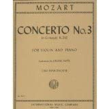 Mozart W.A. Concerto No3 in G Major K. 216 Violin Piano cadenzas by Eugene Ysaye Zino Francescatti