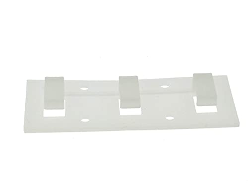 2 pz Clip fissa ggio Rigido lineales con 3 posizione Fermi Passo 14 x 7 mm Per fissare Bobina Striscia LED Impermeabile a muro Parete Cover