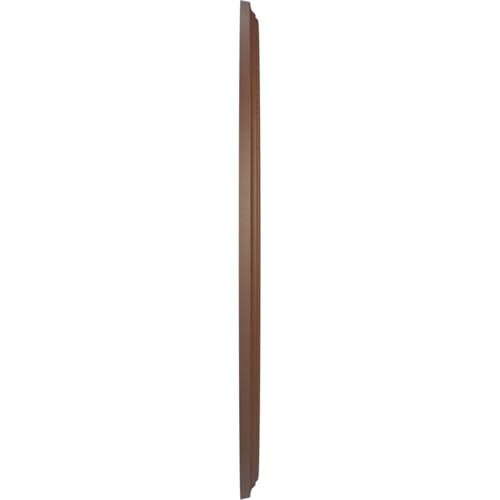 Image of Ekena Millwork CMP22BEDRU Berkshire Thermoformed PVC Ceiling Medallion (Fits Canopies up to 10 1 /8 inch), 22 inchOD x 3 1 /2 inchID x 1 inchP, Universal Aged Metallic Rust