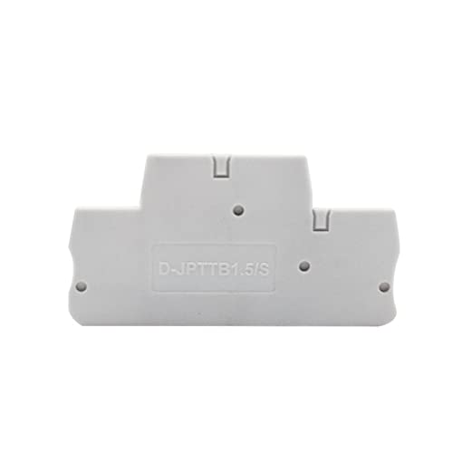 Conector de doble nivel PTTB1.5/S cubierta final aislante de 1,5mm, pack de 10 2