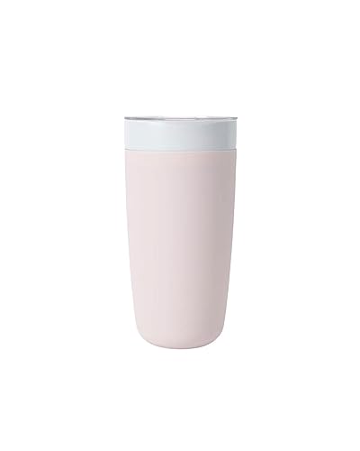 W&P Porter Insulated Tumbler 20 oz | No Metallic Aftertaste Ceramic Coated for Water, Coffee, & Tea | Wide Mouth Vacuum Insulated | Dishwasher Safe, Blush