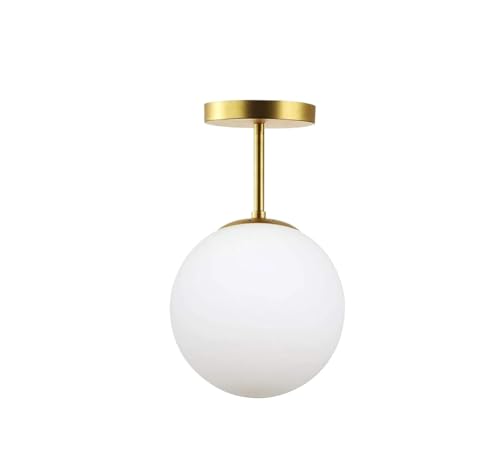 Lustre en verre dépoli pour éliminer les reflets agressifs du miroir de salon