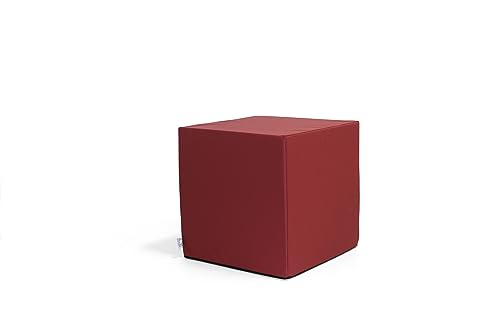 Image of foamnasium Large Block, Indoor Foam Playset, Soft Toddler and Active Kids Play Foam Block for Crawling, Climbing, and Jumping, Made in The US, Enhanced Crimson