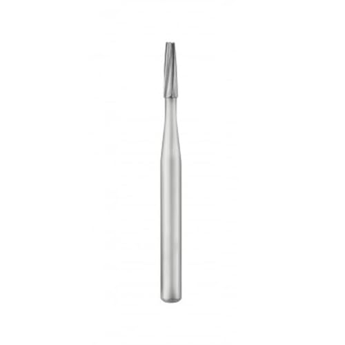 SS White 13171 Dental Carbide Bur, Friction Grip Shank 171, 19 mm Length, Taper/Flat Shape (Pack of 100)